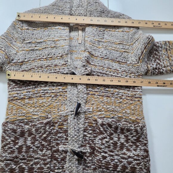 Wilfred Free Cardigan Women S Multi Marled Chunky Knit Wool Blend Buttons Pocket - Picture 4 of 14